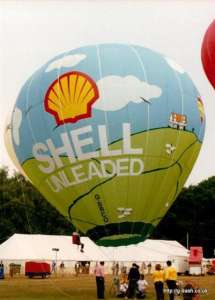 G-BRCO hot air balloon, a Cameron H-20, added to the archive 7 September 2026. Photograph by G Duke
