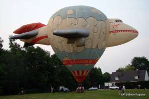 G-BRDP hot air balloon, a Thunder AND Colt Colt Jumbo. Photograph by Kevin Boon