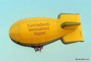 G-BRDT hot air balloon, a Cameron DP-70. Photograph by G Duke