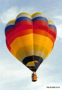 G-BREH hot air balloon, a Cameron V-65. Photograph by G Duke