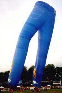 G-BREN hot air balloon, a Cameron Levi Jeans. Photograph by Mel Kirby