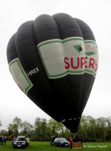 G-BREX hot air balloon, a Cameron O-84. Photograph by Trevor Read