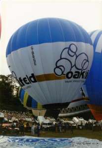 G-BRGE hot air balloon, a Cameron N-90. Photograph by G Duke