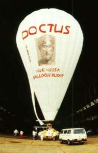 G-BRGU hot air balloon, a Cameron R-60. Photograph by Mel Kirby