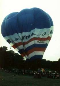 G-BRIC hot air balloon, a Cameron V-65. Photograph by Mel Kirby