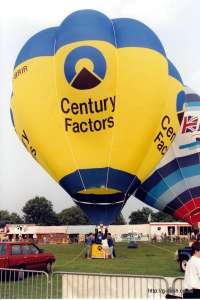 G-BRIR hot air balloon, a Cameron V-56. Photograph by Mike Clarke