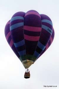 G-BRKW hot air balloon, a Cameron V-77. Photograph by Mike Clarke