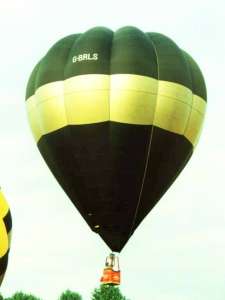 G-BRLS hot air balloon, a Thunder AX7-77. Photograph by Mel Kirby