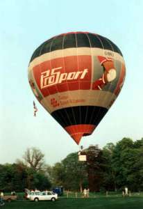 G-BRLT hot air balloon, a Thunder AND Colt Colt 77A. Photograph by Paul Coman
