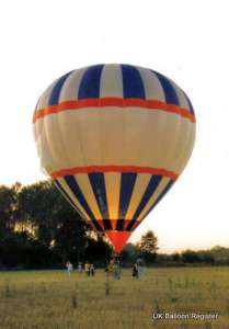 G-BRPJ hot air balloon, a Cameron N-90. Photograph by Dan Whitelock