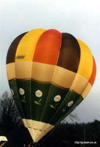 G-BRRF hot air balloon, a Cameron O-77, added to the archive 7 September 2026. Photograph by G Duke