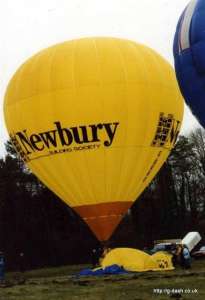 G-BRRO hot air balloon, a Cameron N-77. Photograph by G Duke