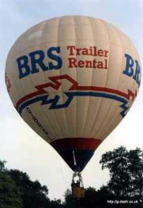 G-BRSL hot air balloon, a Cameron N-56. Photograph by G Duke
