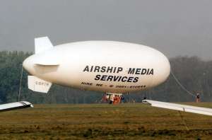 G-BRTR hot air balloon, a Thunder AND Colt Colt GA-42. Photograph by Bill Teasdale