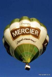 G-BRUT hot air balloon, a Thunder AX8-90. Photograph by G Duke