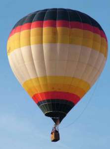 G-BRVF hot air balloon, a Thunder AND Colt Colt 77A. Photograph by Balloon Spotters Archive