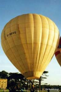 G-BRVU hot air balloon, a Thunder AND Colt Colt 77A. Photograph by G Duke
