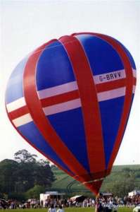 G-BRVV hot air balloon, a Colt 56B. Photograph by Richard Bowater