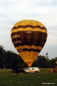 G-BRVY hot air balloon, a Thunder AX8-90. Photograph by G Duke