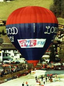 G-BRXX hot air balloon, a Thunder AND Colt Colt 180A. Photograph by Mel Kirby