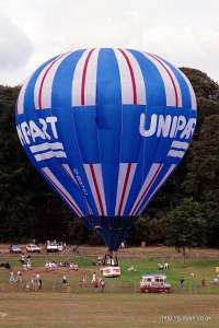G-BRZC hot air balloon, a Cameron N-90. Photograph by Mike Clarke