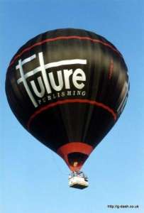 G-BRZI hot air balloon, a Cameron N-180. Photograph by G Duke