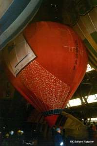 G-BSAK hot air balloon, a Thunder AND Colt Colt 21A, added to the archive 7 September 2026. Photograph by G Duke