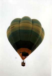 G-BSAS hot air balloon, a Cameron V-65. Photograph by Paul Coman
