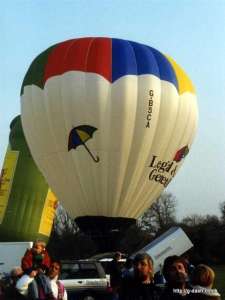 G-BSCA hot air balloon, a Cameron N-90. Photograph by G Duke
