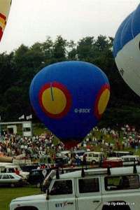 G-BSCK hot air balloon, a Cameron H-24. Photograph by G Duke