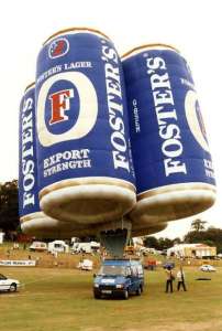 G-BSEM hot air balloon, a Cameron Four PACK-90. Photograph by Bill Teasdale