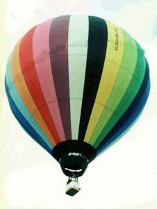 G-BSHS hot air balloon, a Thunder AND Colt Colt 105A. Photograph by Mel Kirby
