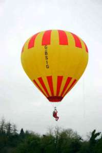 G-BSIG hot air balloon, a Thunder AND Colt Colt 21A. Photograph by Bill Teasdale