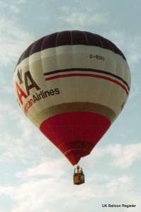 G-BSIU hot air balloon, a Thunder AND Colt Colt 90A. Photograph by G Duke