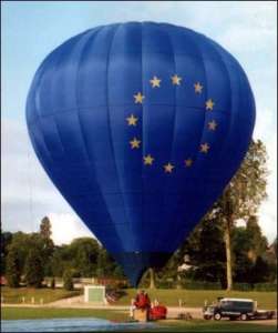 G-BSJE hot air balloon, a Thunder AND Colt Colt 120A. Photograph by Deutsche-Ballondatenbank