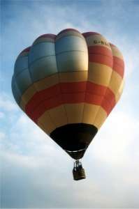 G-BSKI hot air balloon, a Thunder AX8-90. Photograph by Balloon Spotters Archive