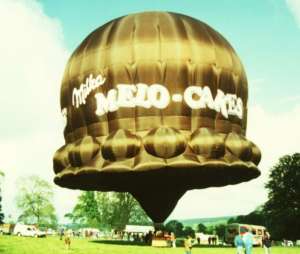 G-BSOP hot air balloon, a Cameron MARSHMALLOW-105. Photograph by Chris Lane