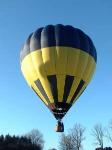 G-BSTY hot air balloon, a Thunder AX8-90. Photograph by Balloon Spotters Archive