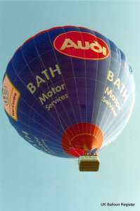 G-BSUU hot air balloon, a Thunder AND Colt Colt 180A. Photograph by G Duke