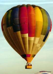 G-BSVC hot air balloon, a Cameron A-210. Photograph by G Duke