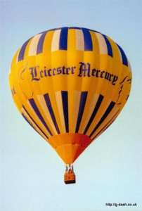 G-BSWV hot air balloon, a Cameron N-77. Photograph by G Duke