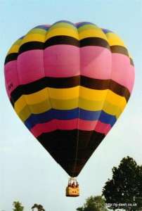 G-BSWW hot air balloon, a Cameron O-105. Photograph by G Duke