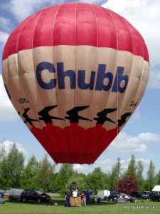 G-BSYJ hot air balloon, a Cameron N-77. Photograph by Balloon Spotters Archive