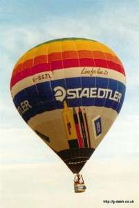 G-BSZL hot air balloon, a Thunder AND Colt Colt 77A. Photograph by G Duke