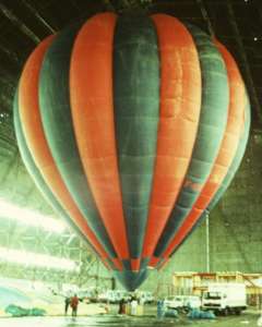 G-BTAO hot air balloon, a Cameron A-180. Photograph by Chris Lane