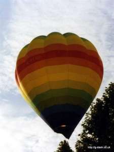 G-BTAU hot air balloon, a Thunder AX7-77. Photograph by G Duke