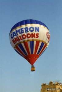 G-BTBO hot air balloon, a Cameron N-77. Photograph by G Duke