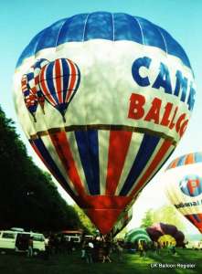 G-BTBP hot air balloon, a Cameron N-90. Photograph by Mel Kirby