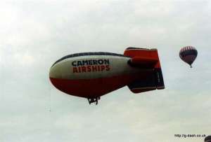 G-BTBR hot air balloon, a Cameron DP-80. Photograph by G Duke