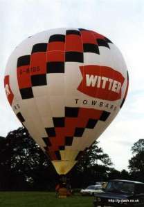 G-BTDS hot air balloon, a Thunder AND Colt Colt 77A. Photograph by G Duke